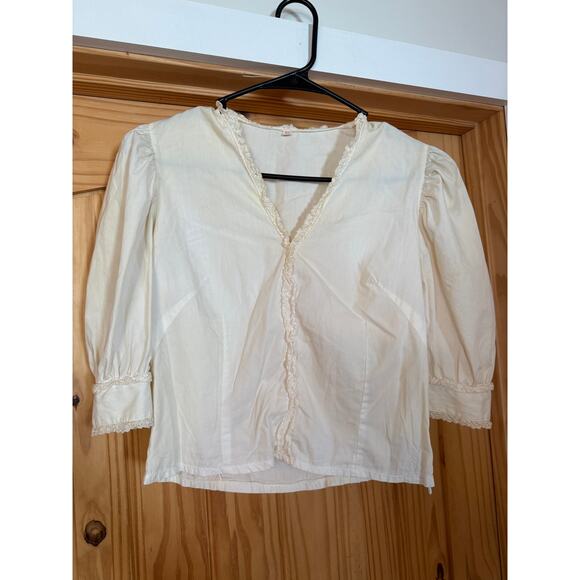 Vintage Hancke Dirndl Dress Red Size 36 US Size 4 Oktoberfest Beer Girl - Picture 8 of 10